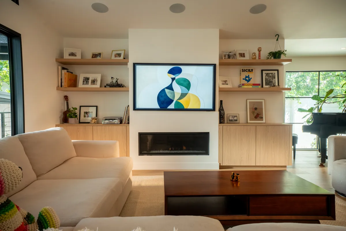The Ettings living room detail