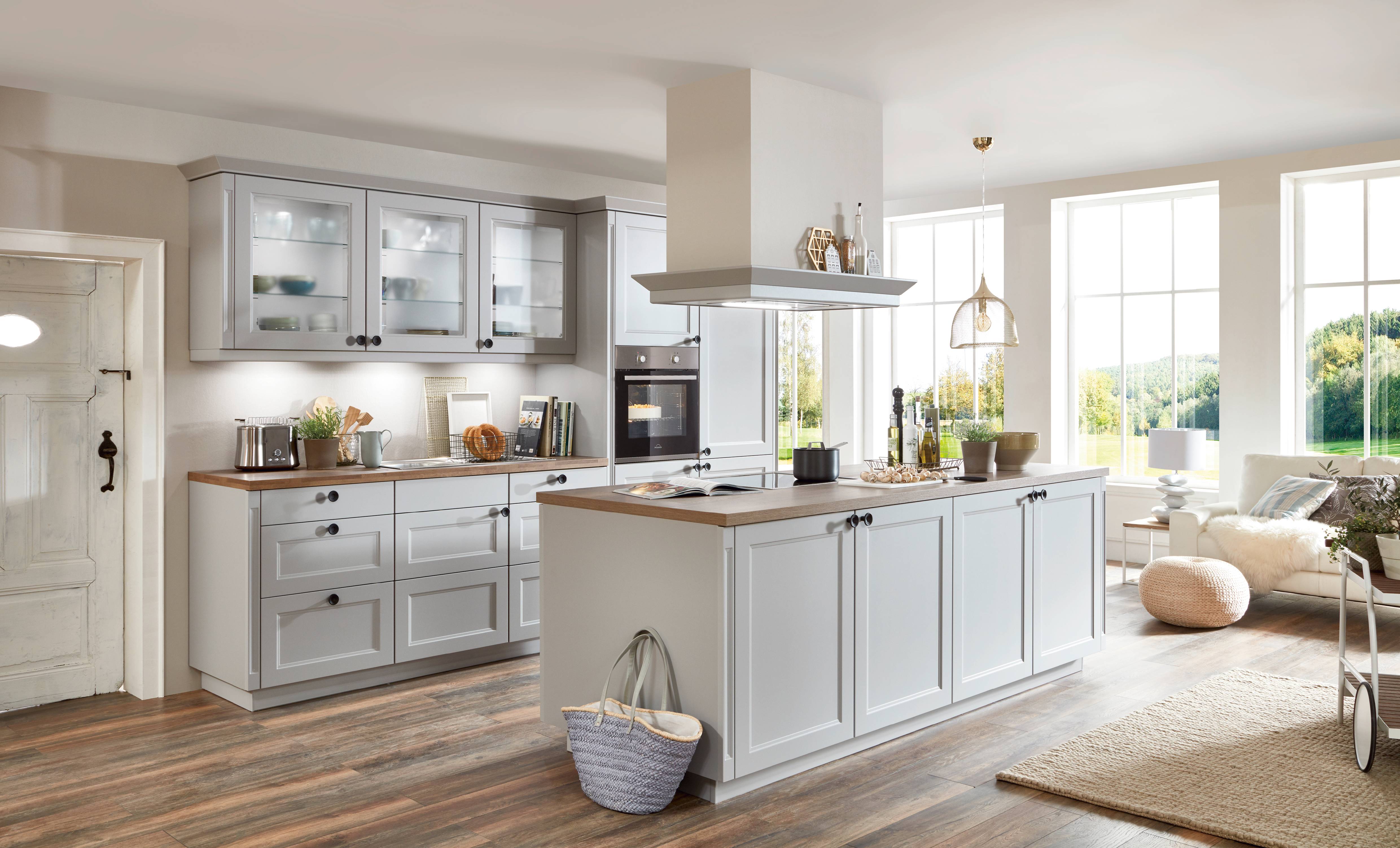 A bright, classic kitchen look that feels welcoming, timeless, and ready for everyday life.