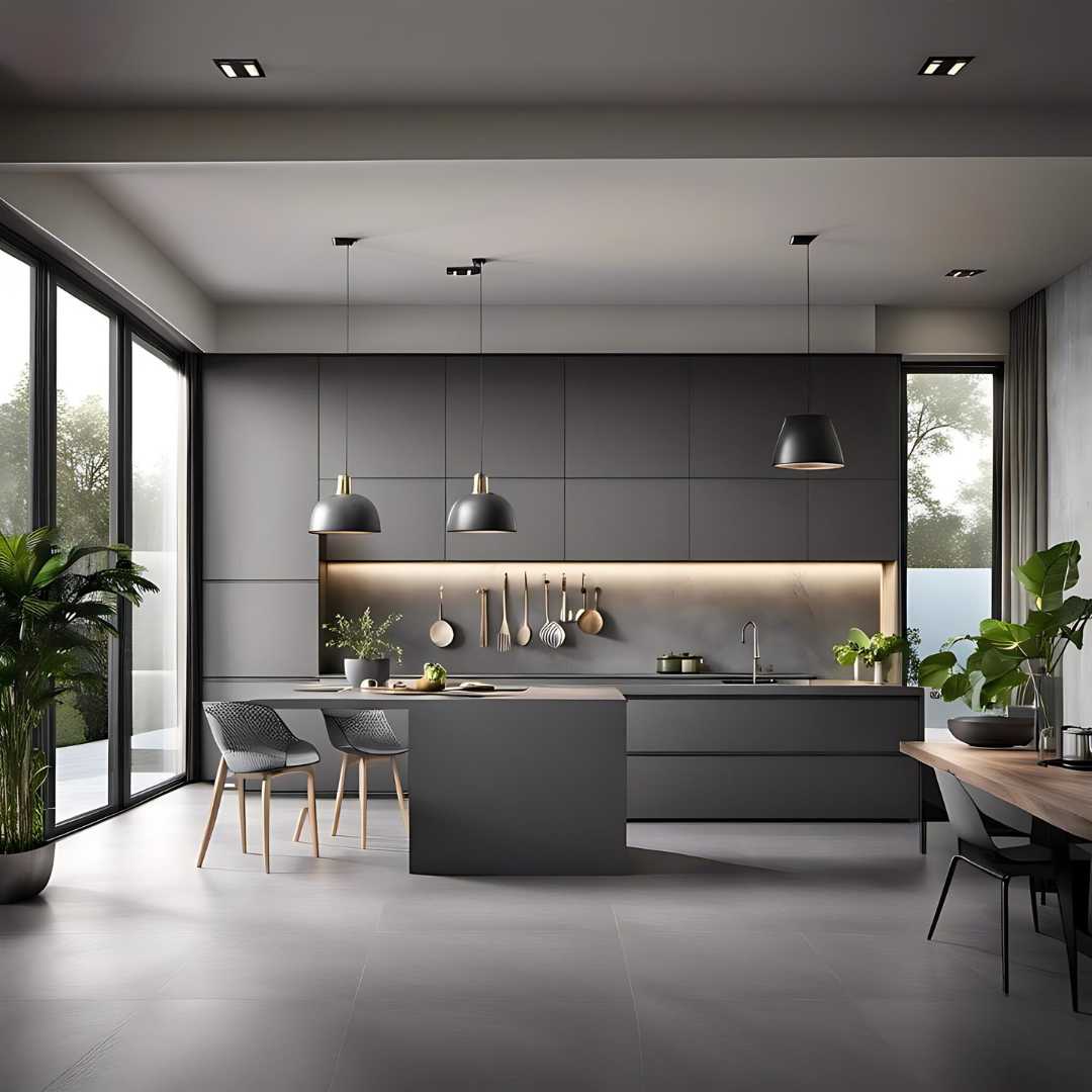 Modern luxury kitchen with functional design