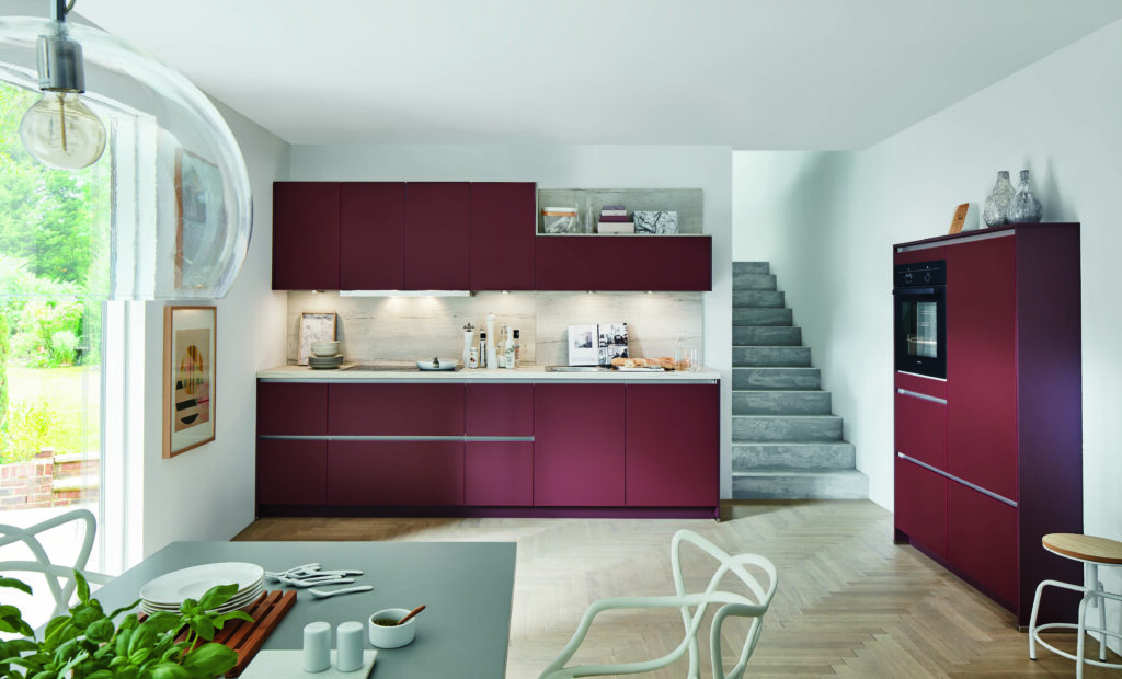 Wood kitchen cabinets