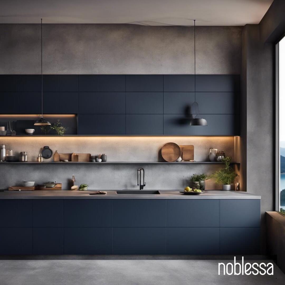 Luxury kitchen cabinets with elegant design