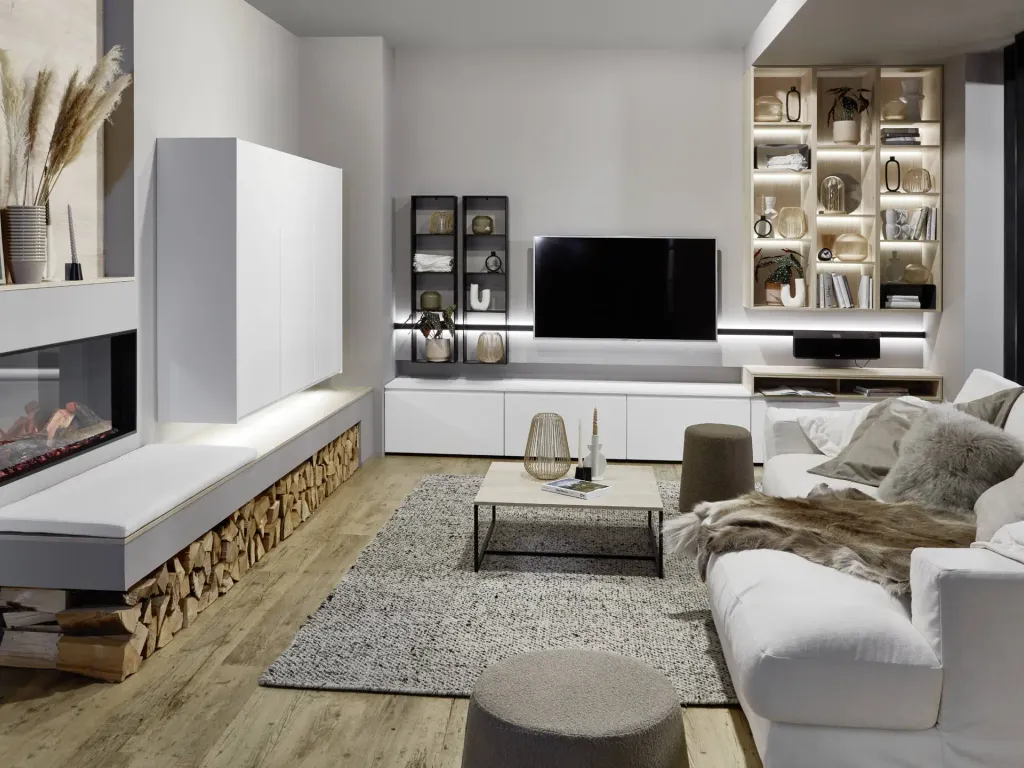 White Living Room