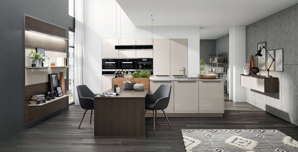 Grey And White Modern Kitchen By Noblessa