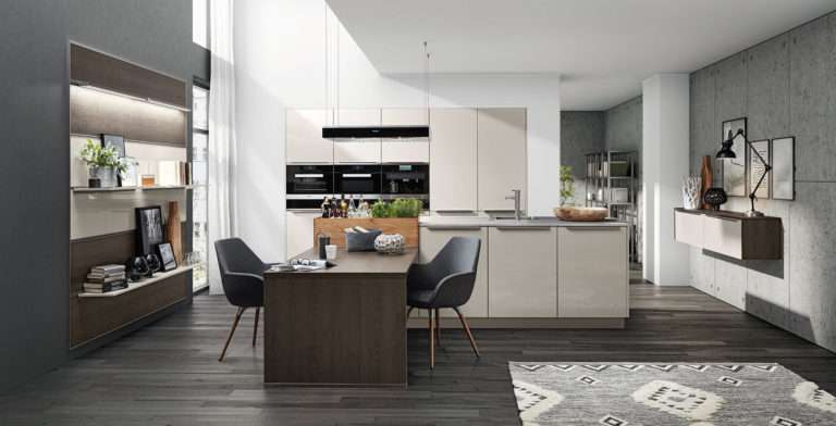 Grey And White Modern Kitchen By Noblessa