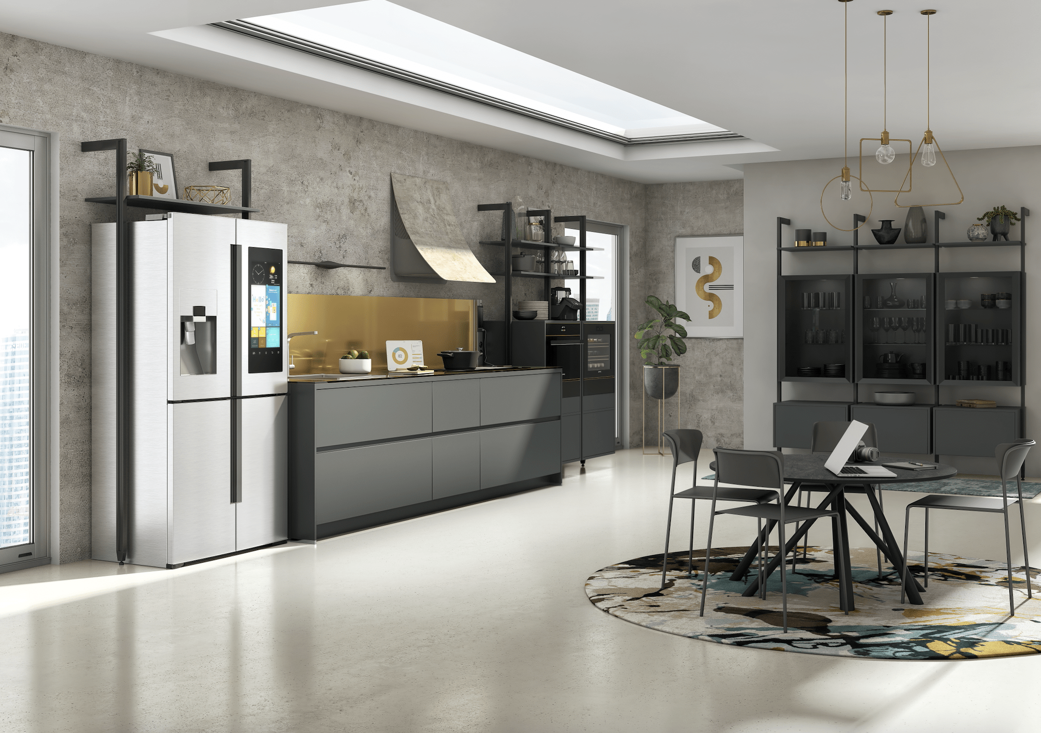 Esprit Modern Gray Kitchen Concept