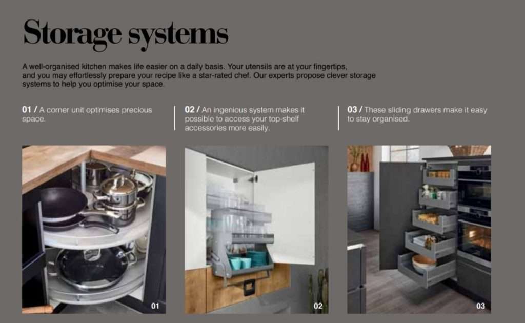 Beautiful life design guide storage systems catalogue